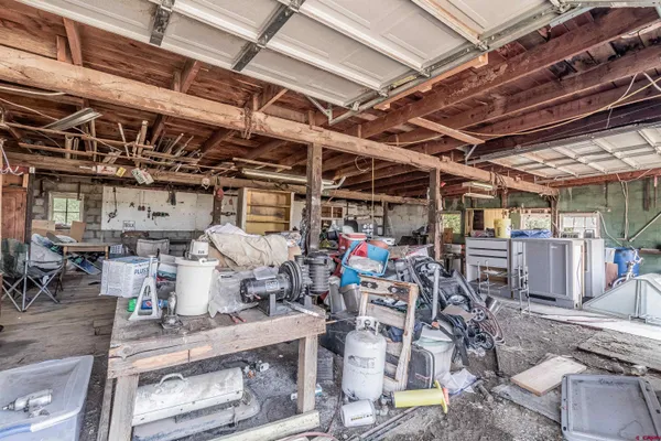 a view of water heater room
