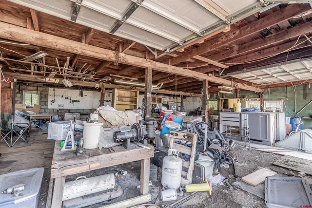 a view of water heater room