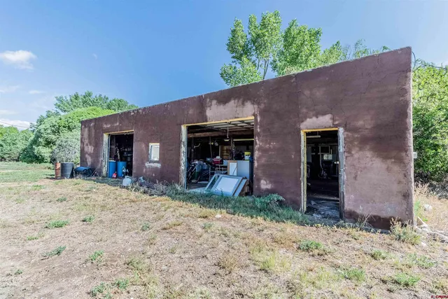 a view of a room with storage