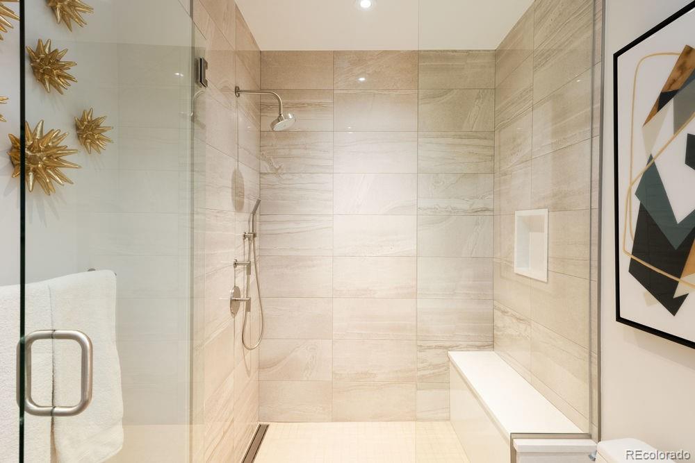 155 Steele Street, Unit 1117 Denver, CO 80206 - Photo 24 of 40 a bathroom with a shower