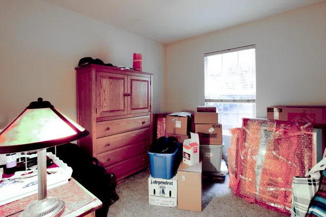a view of room with walk in closet