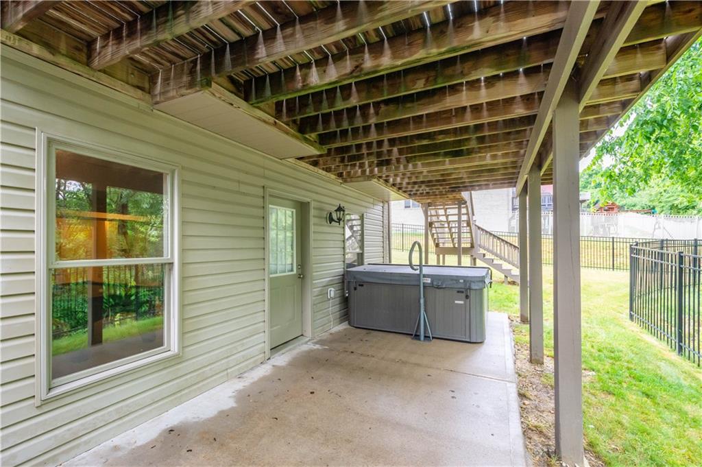 2510 Hilltop Road Presto, PA 15142 - Photo 33 of 36 a view of a porch with wooden floor and roof