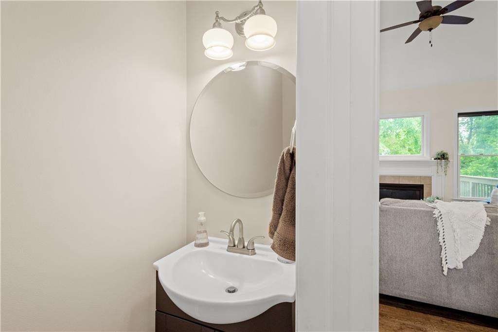 2510 Hilltop Road Presto, PA 15142 - Photo 8 of 36 a bathroom with a sink and a mirror