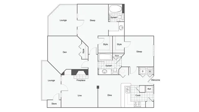 $2,179 | 2103 Asbury Square, Unit 3339, Atlanta, GA 30346