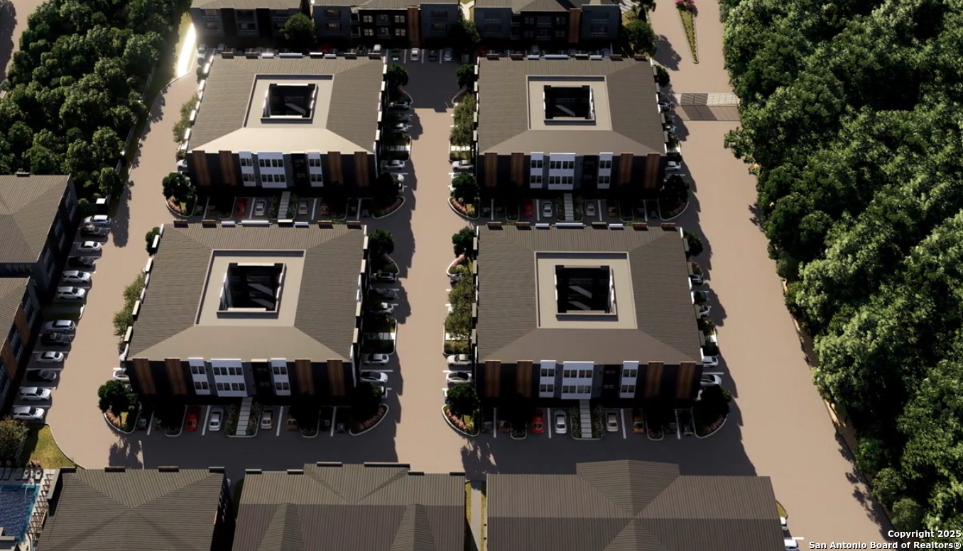 5135 Wurzbach Road, Unit 802 San Antonio, TX 78238 - Photo 11 of 14 an aerial view of a house with a yard and large tree