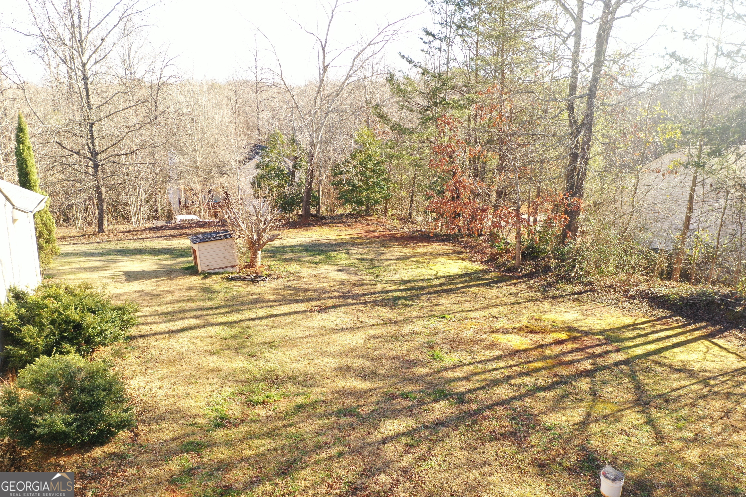 520 Redbud Lane Mount Airy, GA 30563 - Photo 25 of 26 a view of a yard with large trees