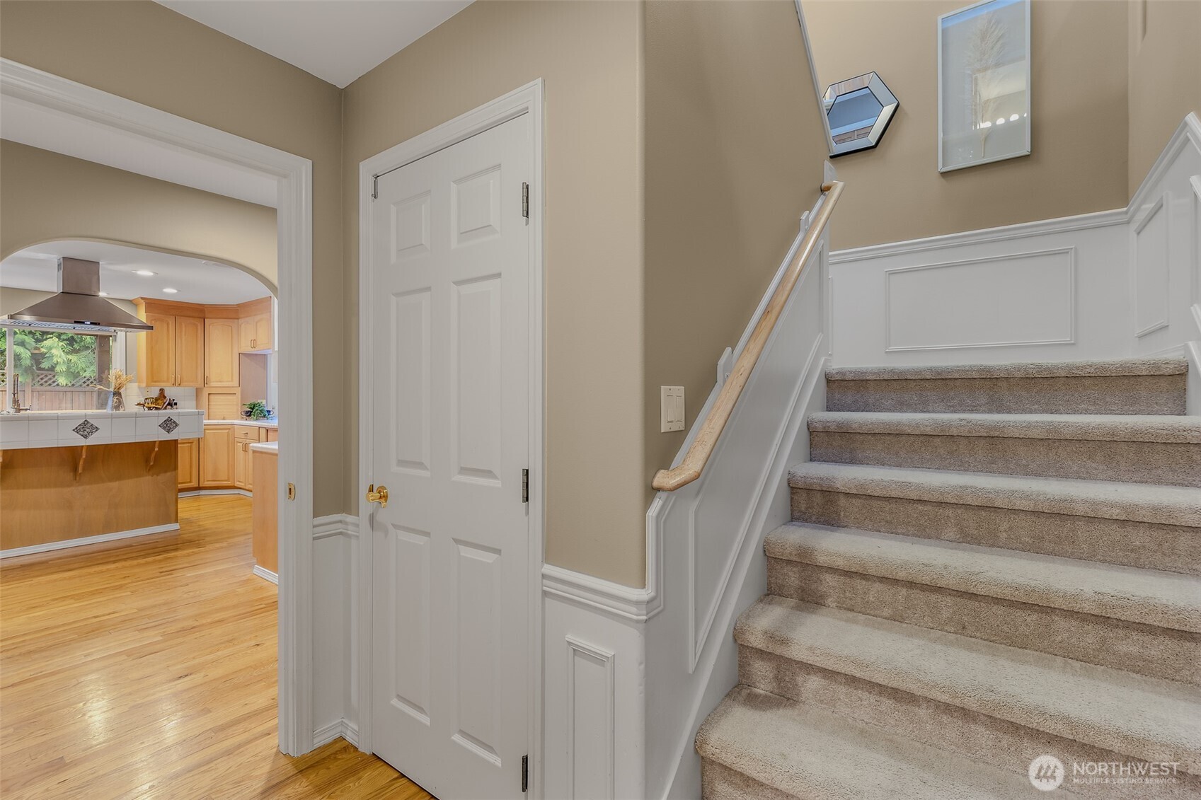 2323 241st Street Southeast Bothell, WA 98021 - Photo 17 of 40 a view of entryway and hall with wooden floor