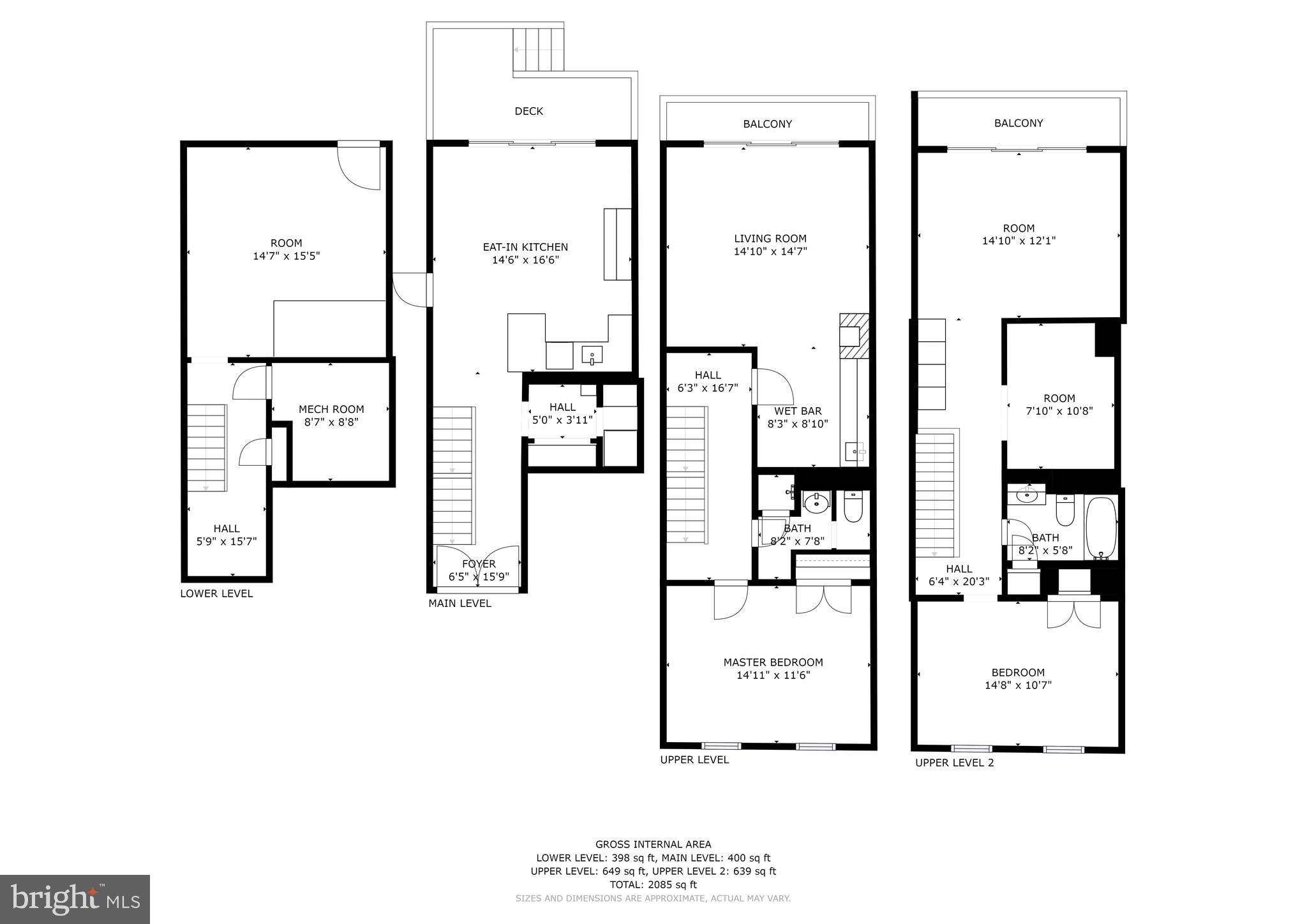 3524-3526 Water Street Northwest Washington, DC 20007 - Photo 10 of 10 3526 K St. NW Floor Plans