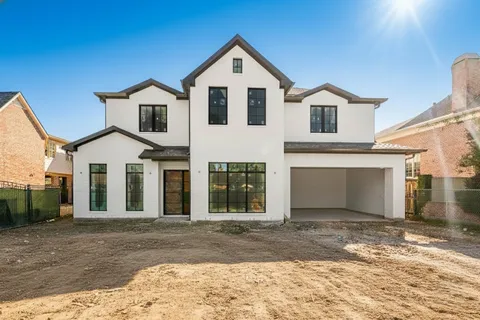 a view of a white house