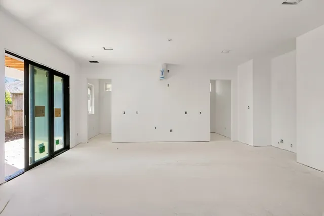 a view of an empty room