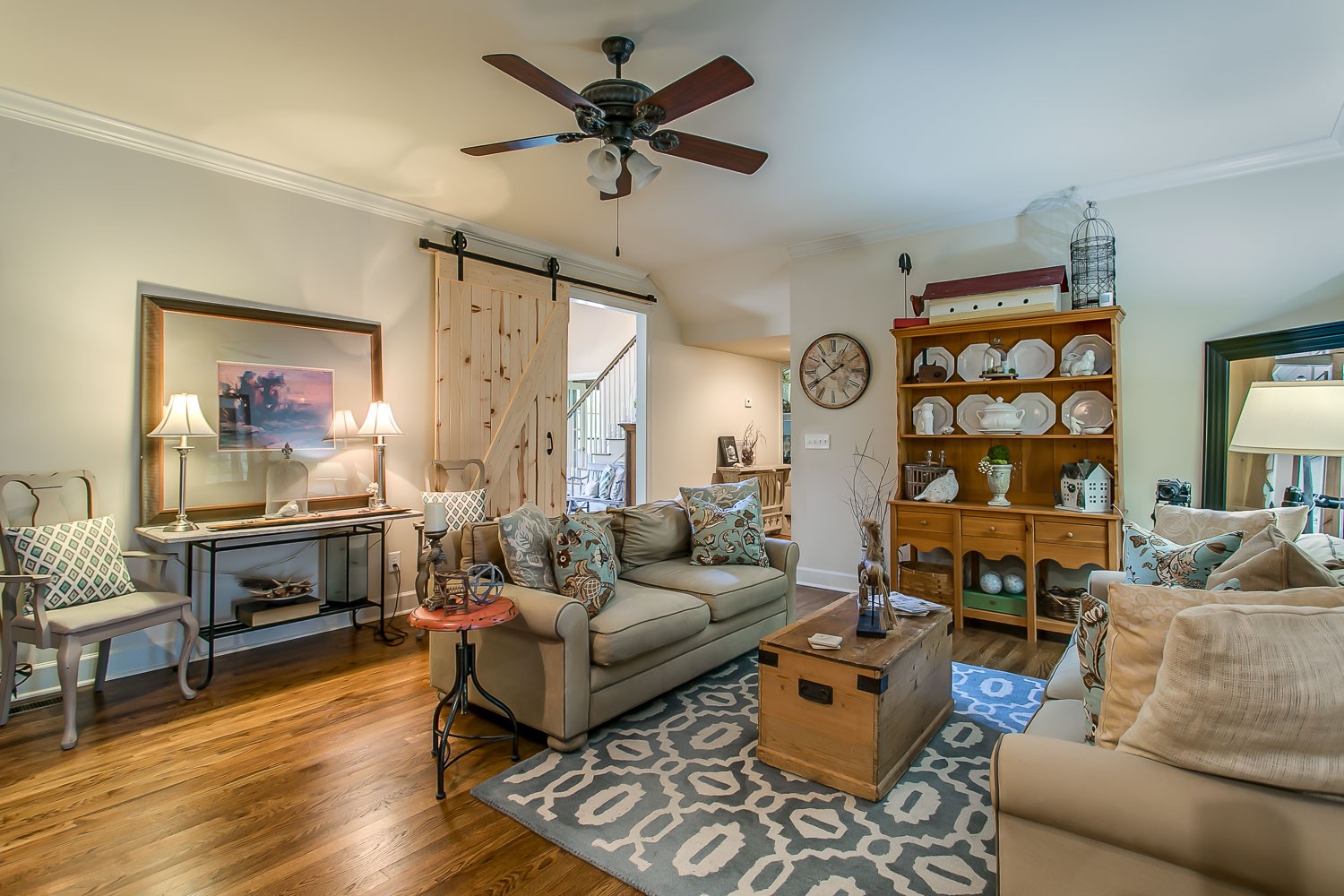 128 Deejay Drive Franklin, TN 37064 - Photo 19 of 50 a living room with furniture and wooden floor