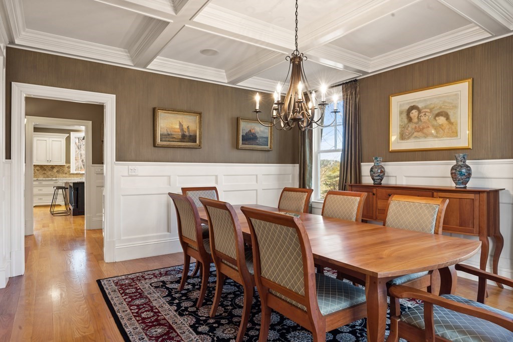 204 Cedar Street Lexington, MA 02421 - Photo 6 of 42 a view of a dining room with furniture and wooden floor