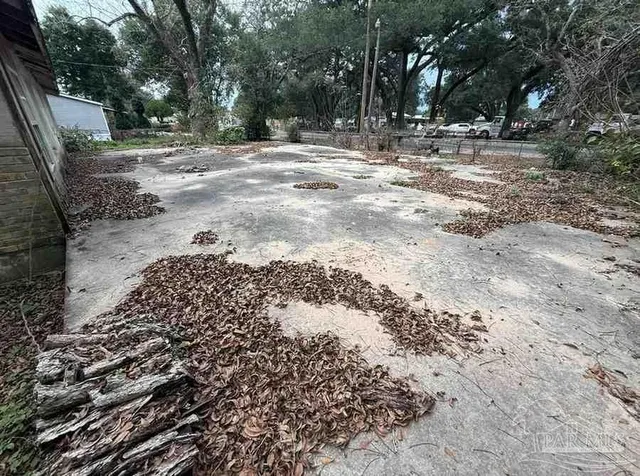 a view of outdoor space with trees