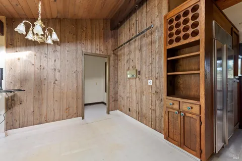 a view of a hallway with interior of the house