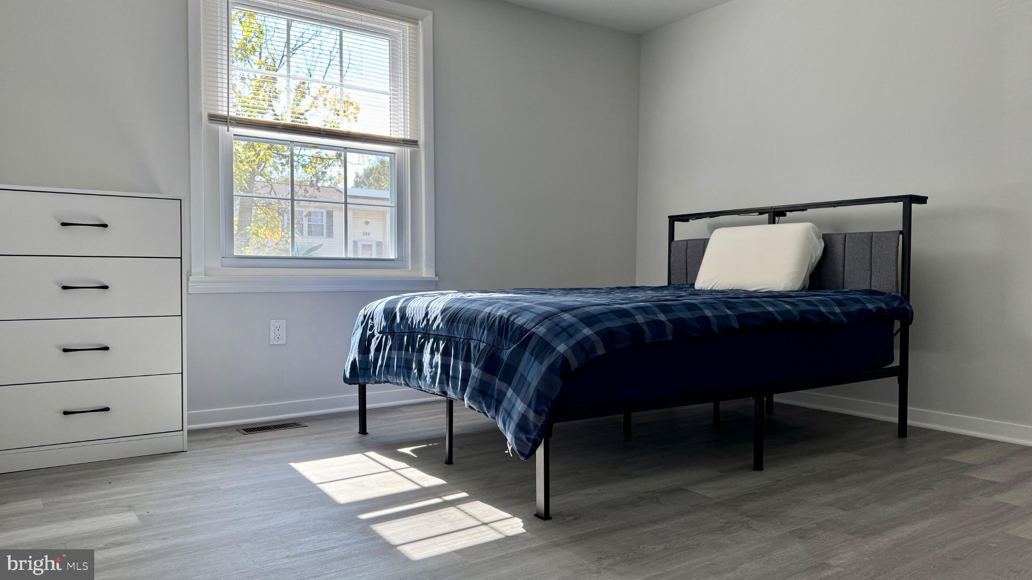Bright and airy bedroom retreat.