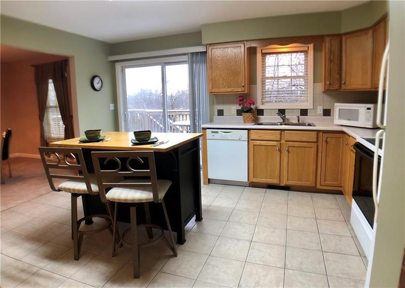 441 Whitestown Road Butler, PA 16001 - Photo 10 of 25 Kitchen 15 x 13 where you will enjoy fresh air and access the outdoors from the deck.