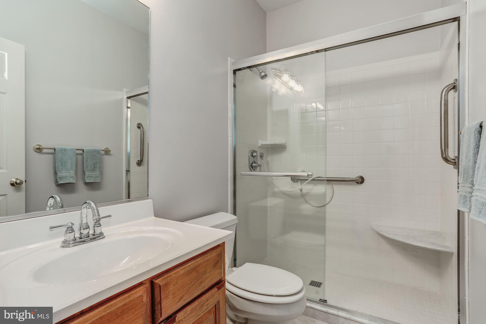 7882 Pembridge Road Manassas, VA 20112 - Photo 13 of 30 Bathroom 4 - Improved Shower w Seat and Grab Bars