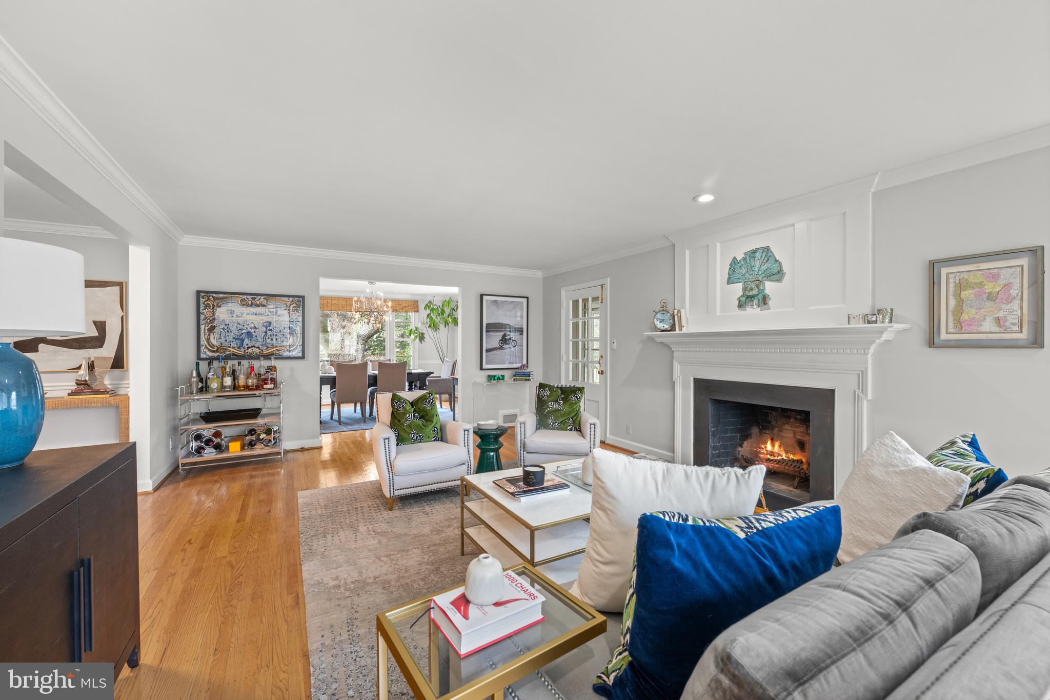 316 Mcclenaghan Mill Road Wynnewood, PA 19096 - Photo 23 of 57 Complete with a wood burning fireplace...