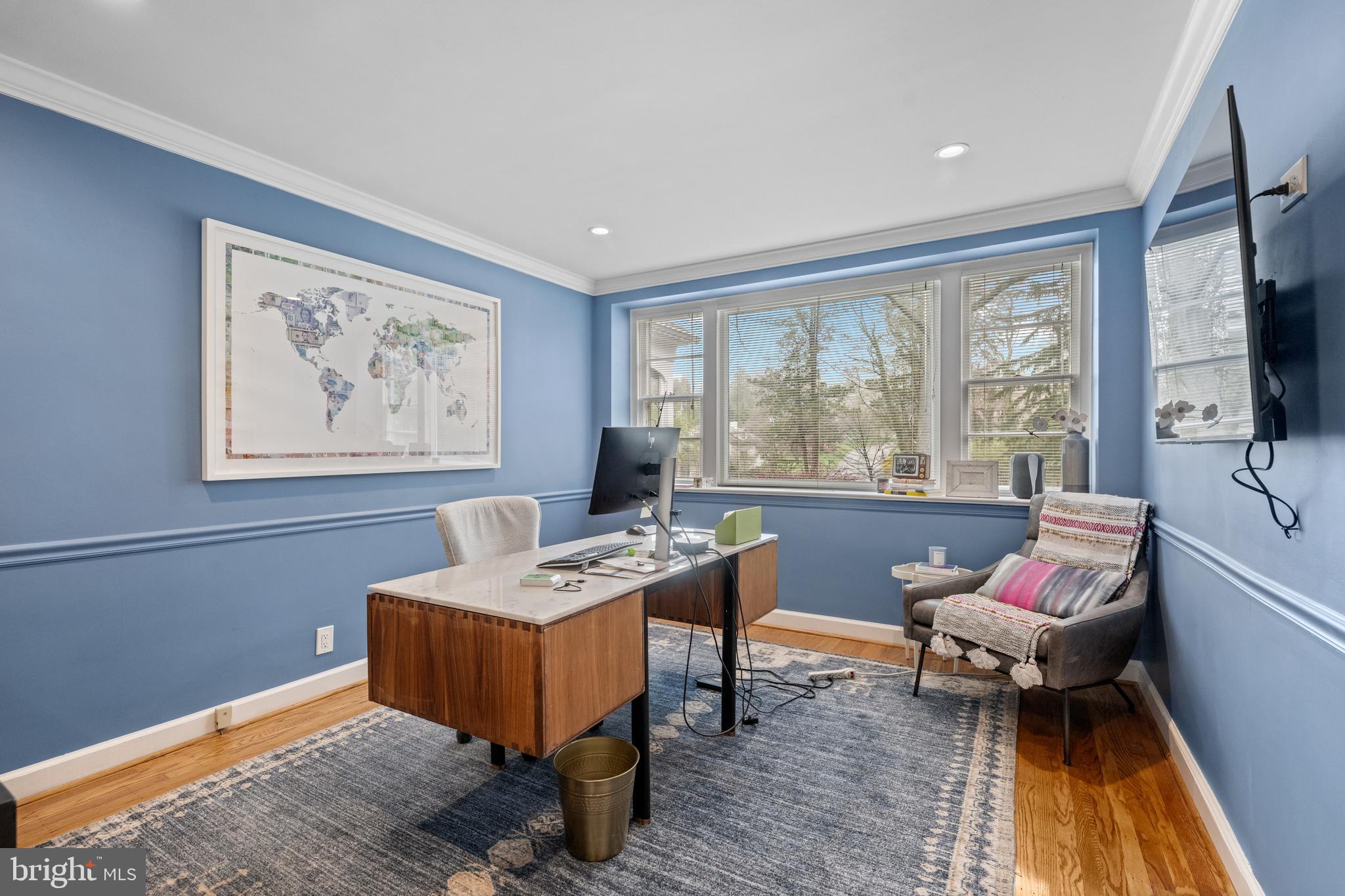 316 Mcclenaghan Mill Road Wynnewood, PA 19096 - Photo 50 of 57 Bedroom 3 - currently used as a home office.