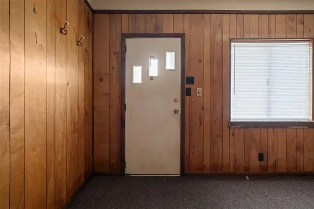 a view of front door