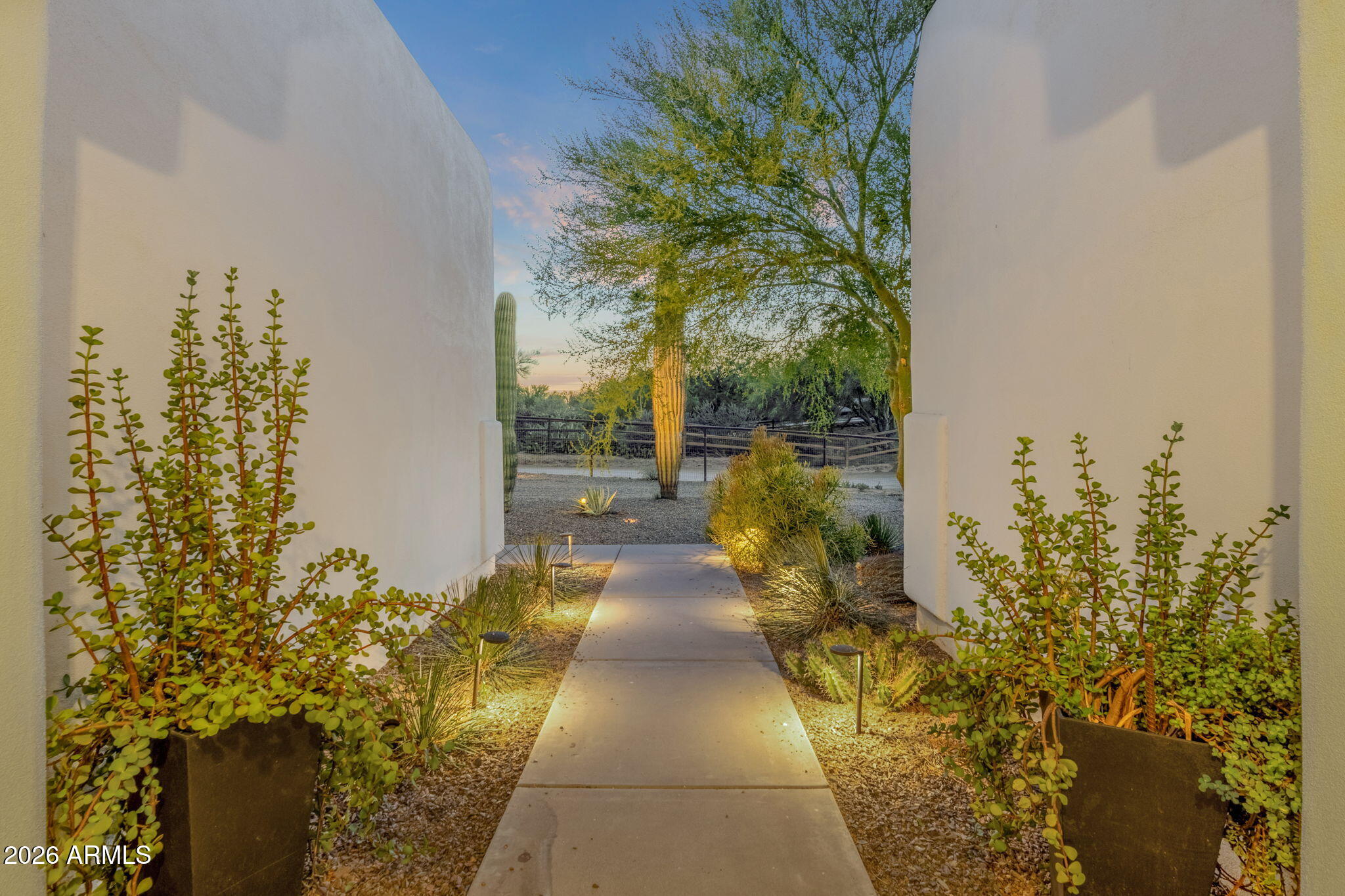 14604 East Peak View Road Scottsdale, AZ 85262 - Photo 4 of 55 a view of a pathway with outside view