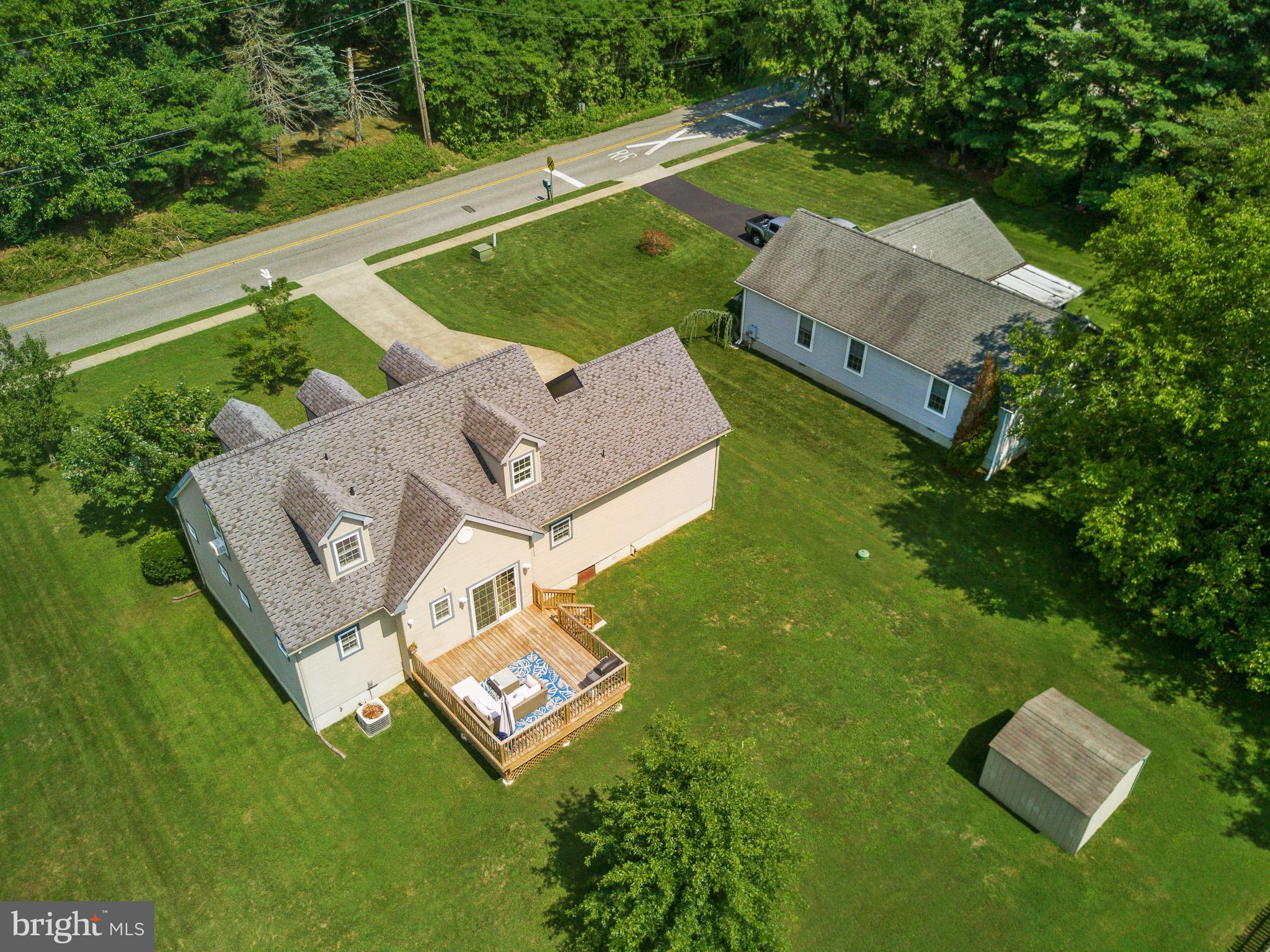 11 Whiskey Mill Road Clarksboro, NJ 08020 - Photo 1 of 35 aerial view of the backyard