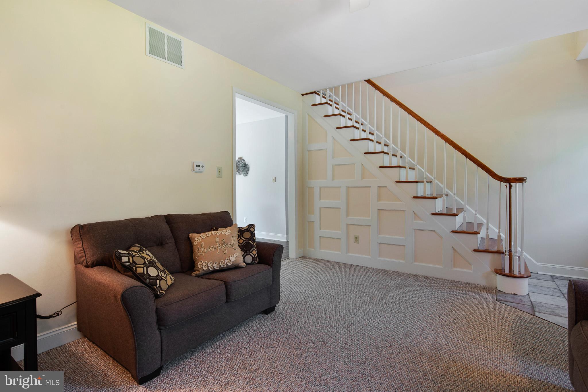 11 Whiskey Mill Road Clarksboro, NJ 08020 - Photo 9 of 35 family room with staircase leading upstairs