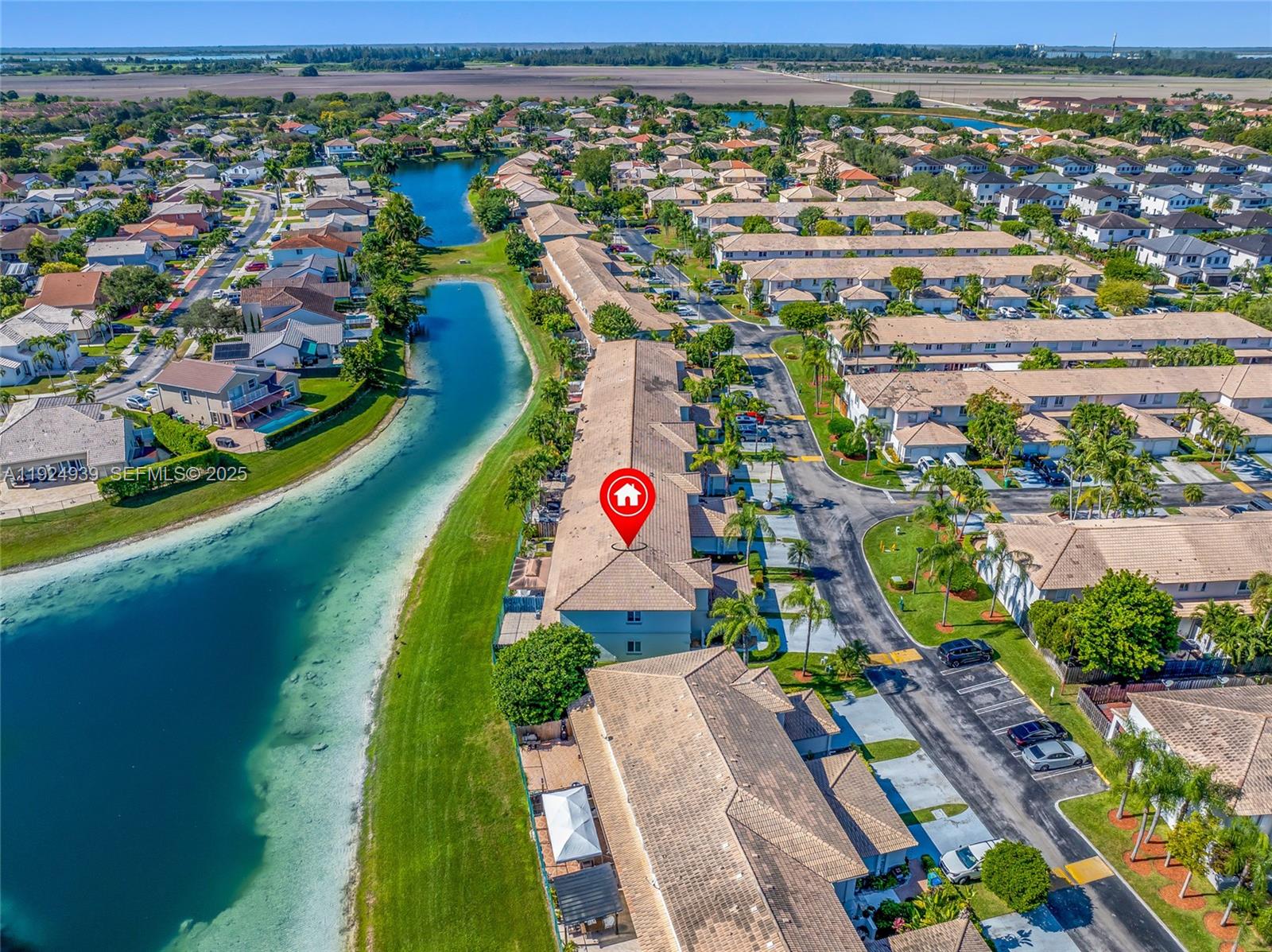16236 Southwest 75th Street Miami, FL 33193 - Photo 13 of 53 an aerial view of residential houses with outdoor space