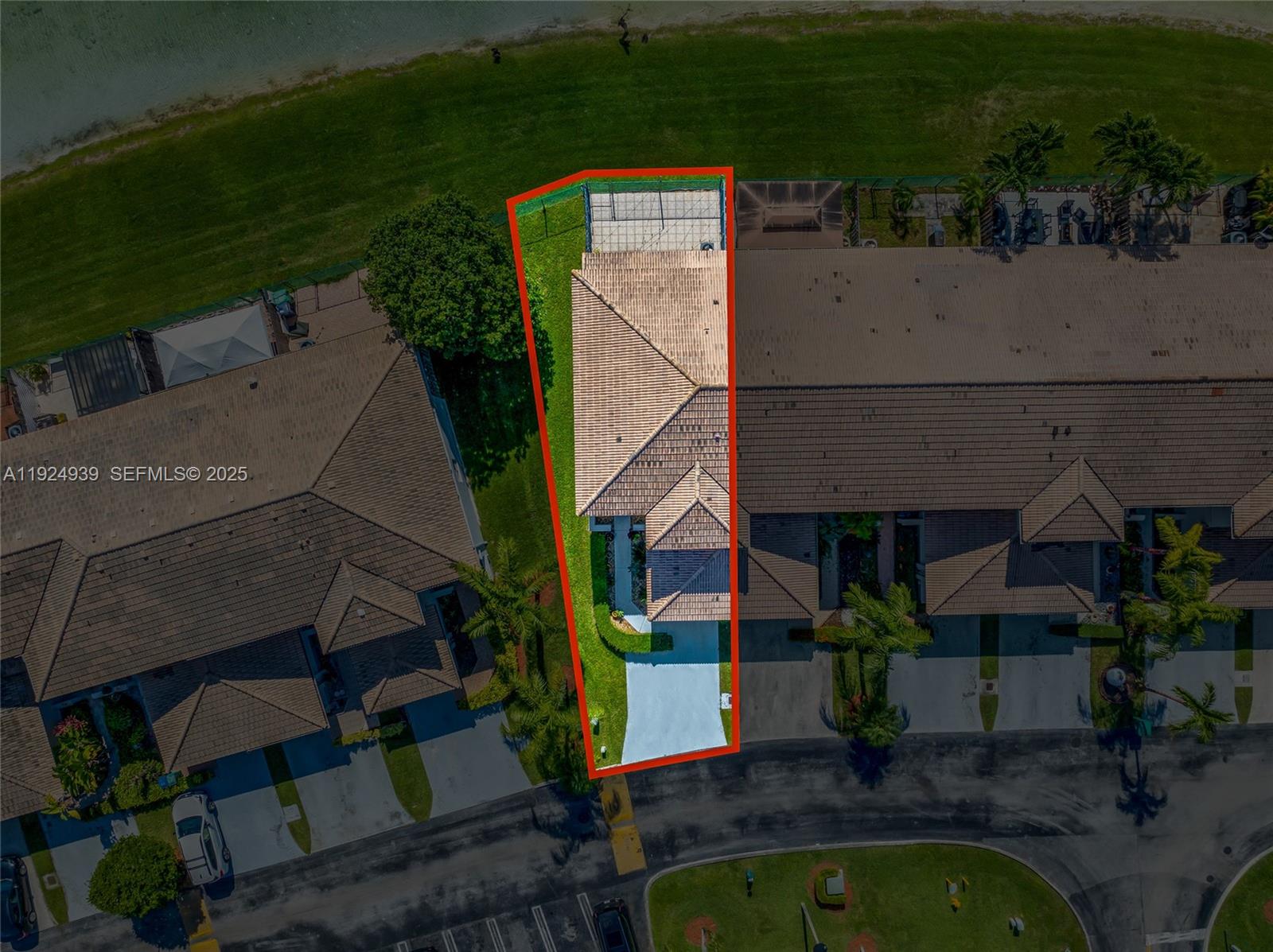 16236 Southwest 75th Street Miami, FL 33193 - Photo 18 of 53 an aerial view of a house with garden space and street view