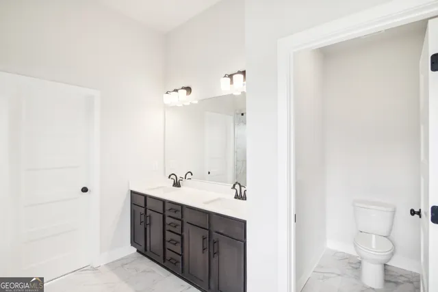 a front view of a building