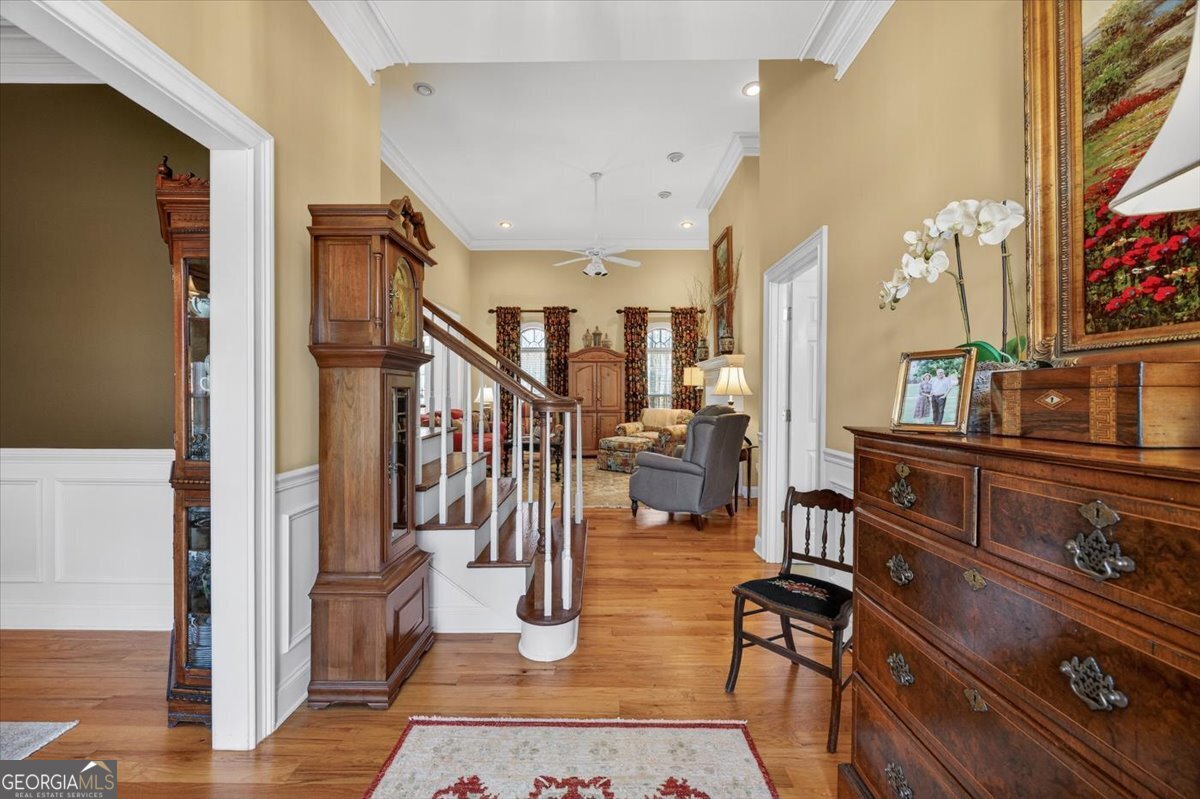 242 Pebblebrook Lane Macon, GA 31220 - Photo 5 of 45 a view of living room with furniture and wooden floor