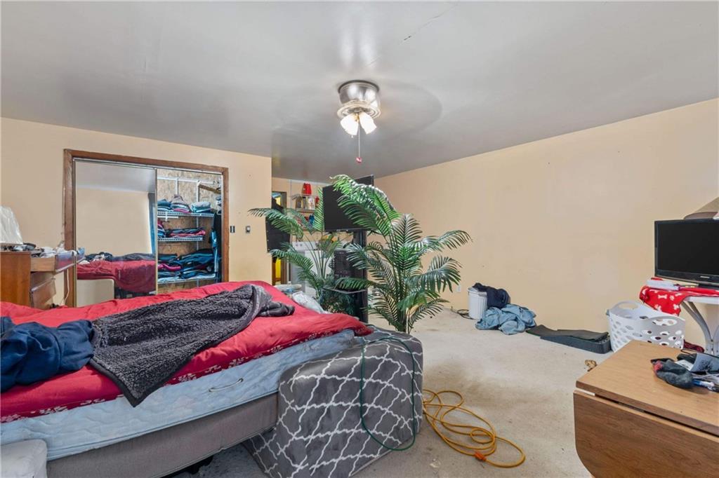 703 Indiana Avenue Monaca, PA 15061 - Photo 17 of 22 a bedroom with bed and a potted plant