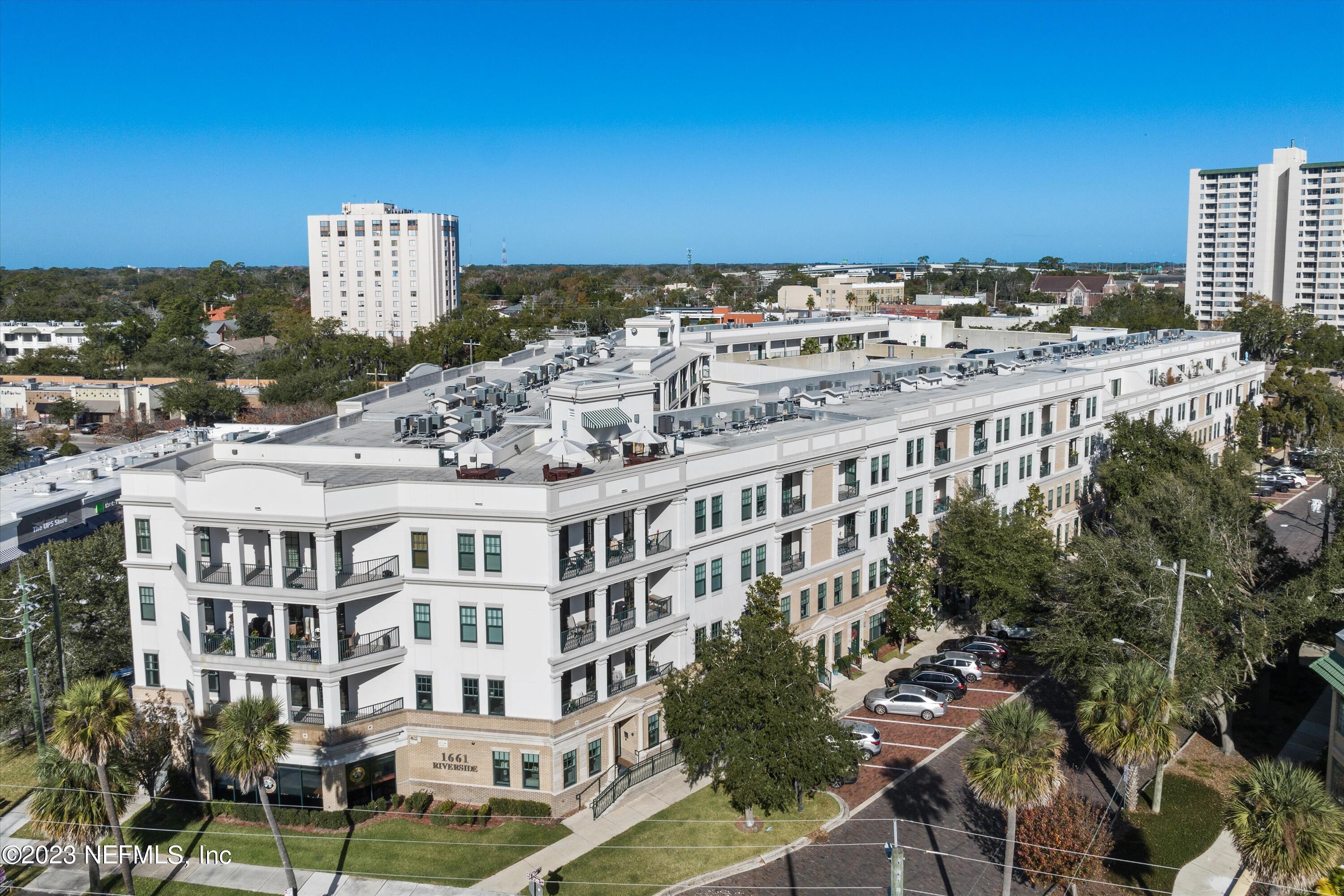 1661 Riverside Avenue, Unit 211 Jacksonville, FL 32204 - Photo 16 of 32 a view of a city that has tall buildings