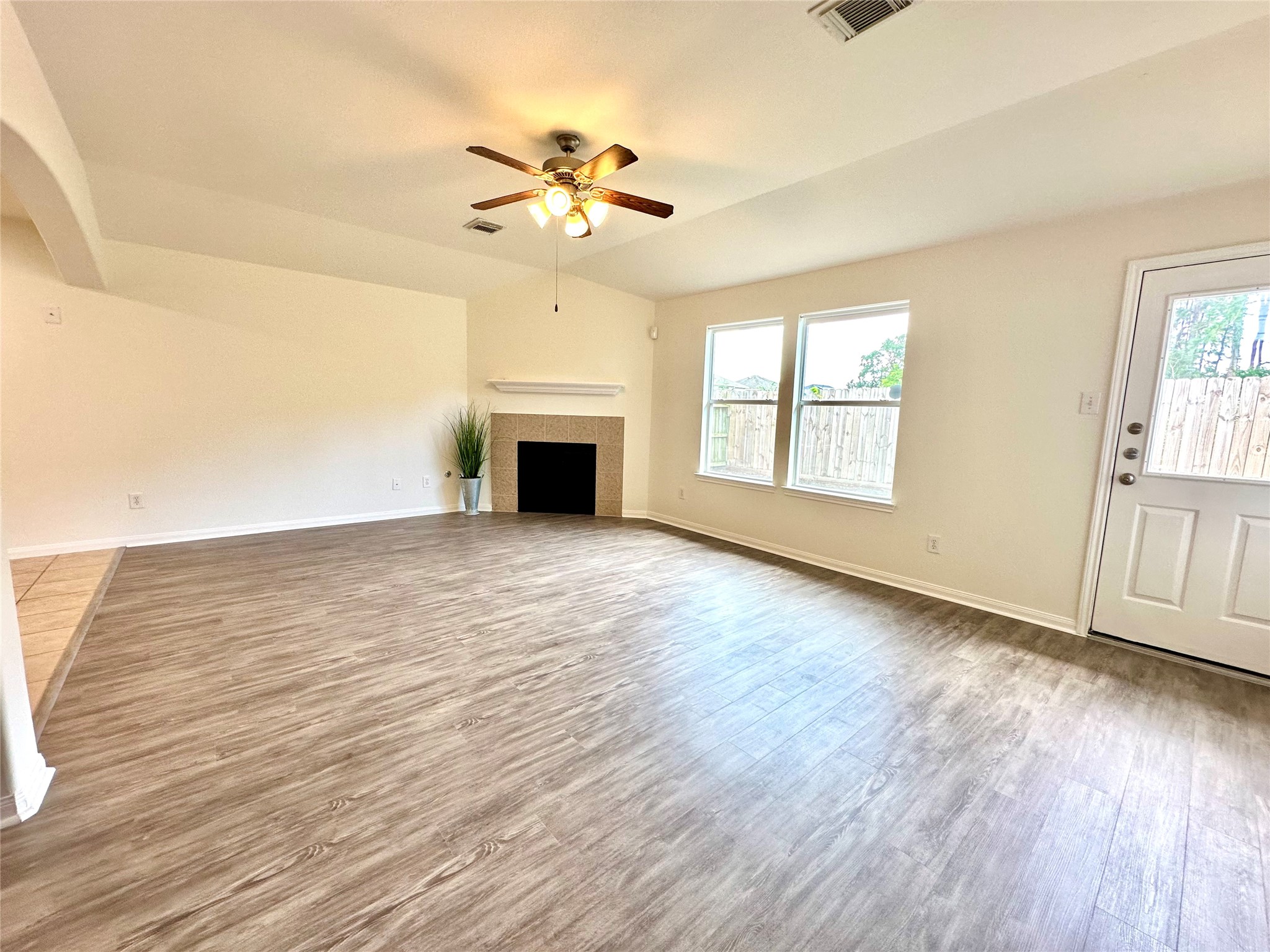 25311 Clover Ranch Drive Katy, TX 77494 - Photo 5 of 27 Living area with fireplace