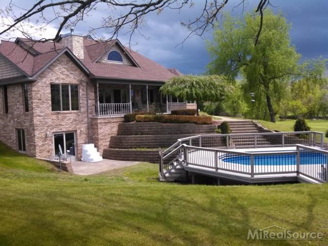 4875 Mill Creek Road Avoca, MI 48006 - Photo 17 of 30 This is a view of the back of the home.