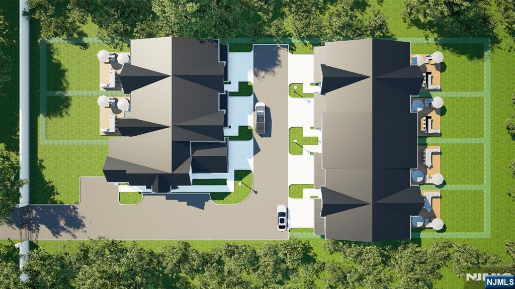 4 Cedar Court Demarest, NJ 07627 - Photo 15 of 16 an aerial view of a house with yard and parking