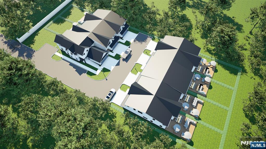4 Cedar Court Demarest, NJ 07627 - Photo 16 of 16 an aerial view of a house with a yard and trees