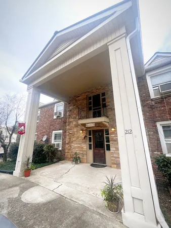 a view of a entryway door front of house