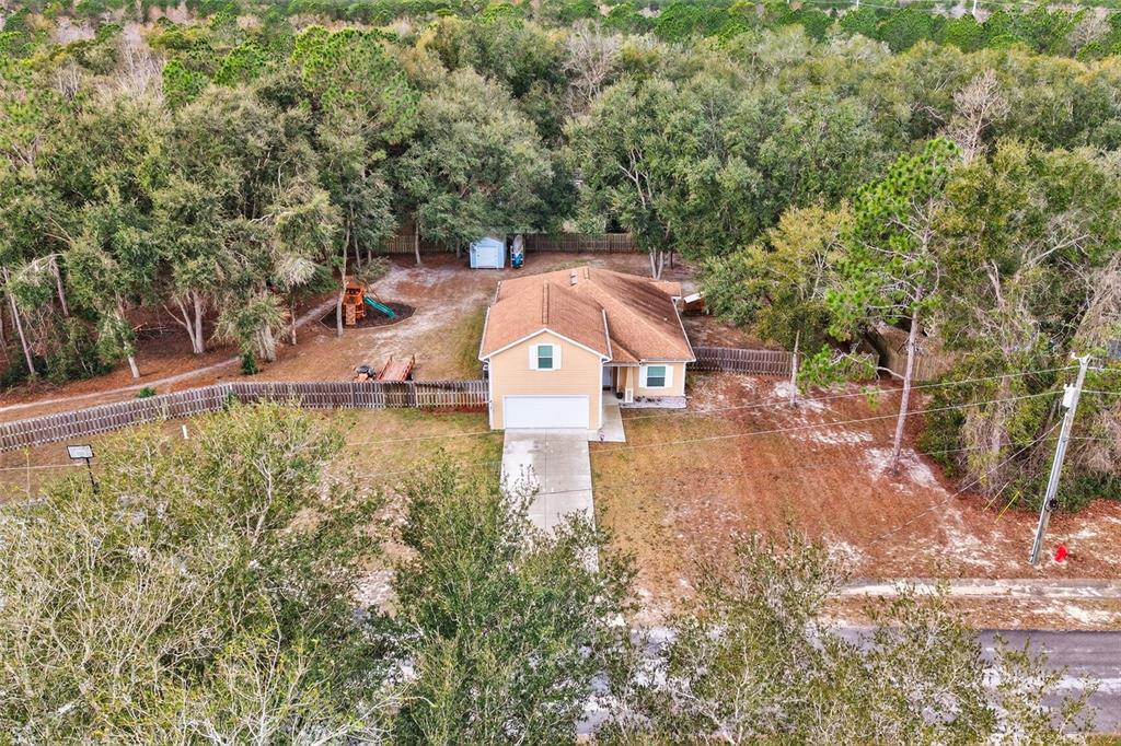 30 Deer Trail Circle Bronson, FL 32621 - Photo 51 of 55 a view of a yard with large trees