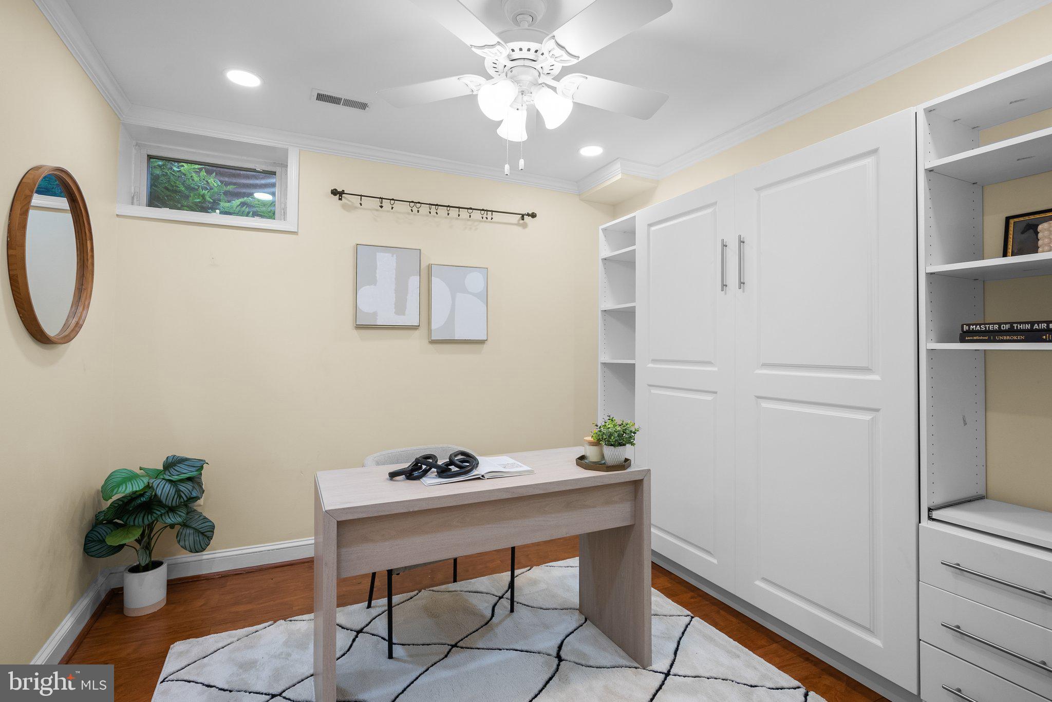 416 Penwood Road Silver Spring, MD 20901 - Photo 33 of 45 4th bedroom with Murphy bed