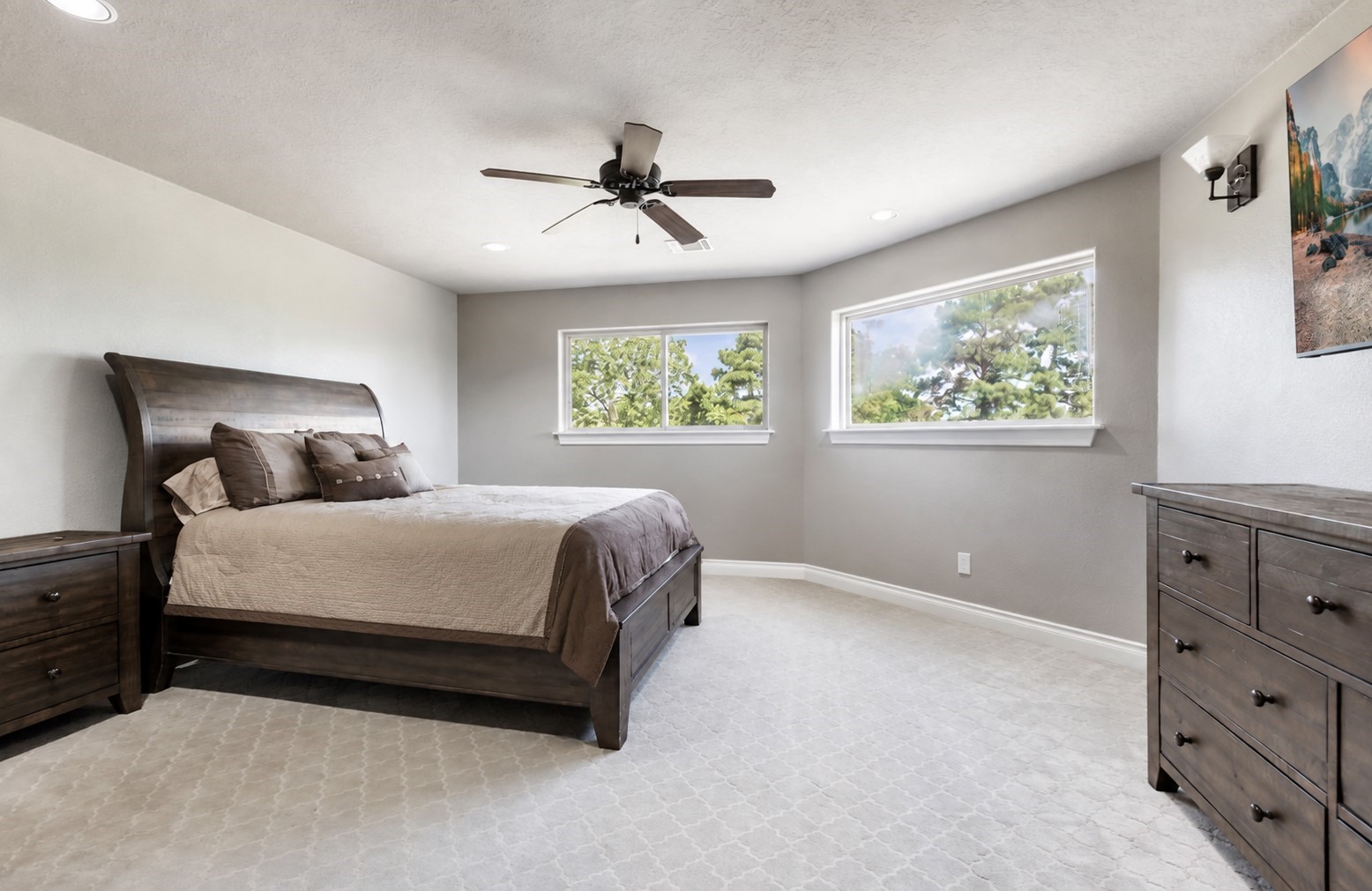 7930 Spring Village Drive Spring, TX 77389 - Photo 25 of 42 Upstairs game room being used as a bedroom.