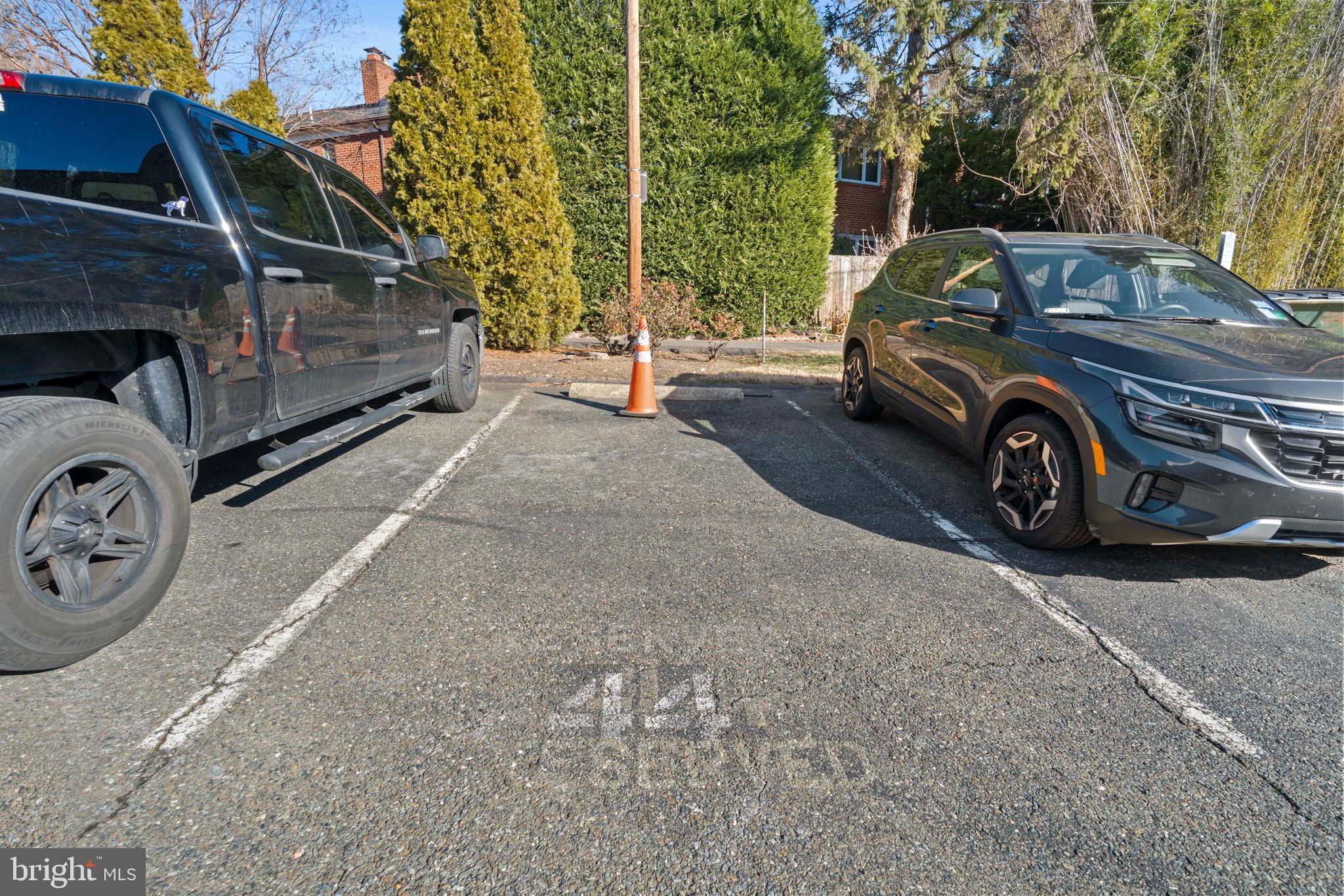 4555 MacArthur Boulevard Northwest, Unit 202 Washington, DC 20007 - Photo 24 of 27 a view of a car parked in a parking lot