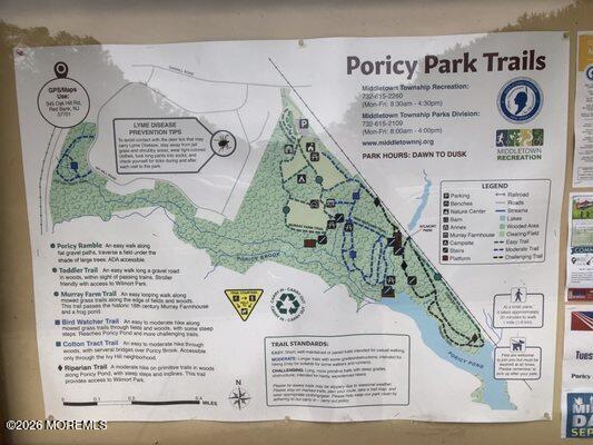 9 Johnny Court Red Bank, NJ 07701 - Photo 63 of 69 Poricy Park Closeby With Trails Map