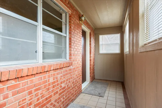 a view of an entryway