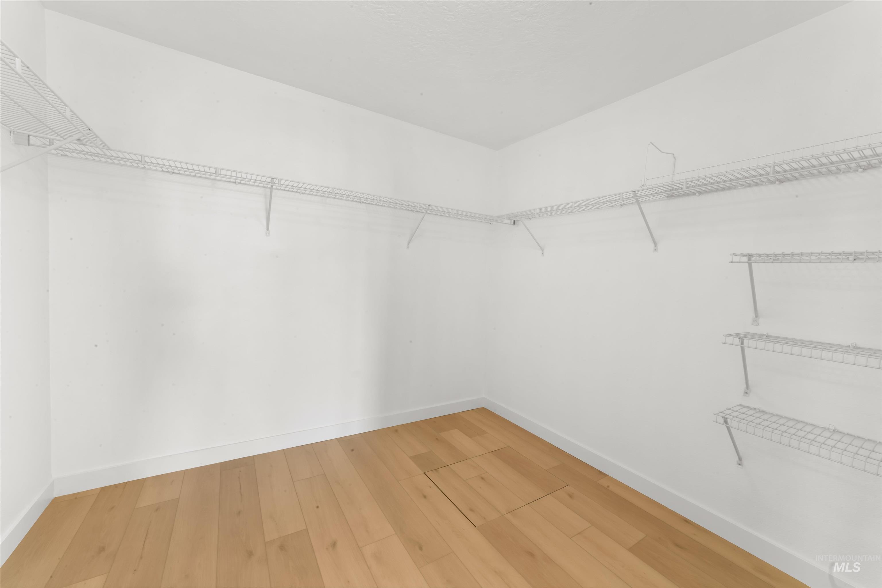 548 North Ripplerock Place Star, ID 83669 - Photo 42 of 42 Walk in closet featuring light wood-style floors
