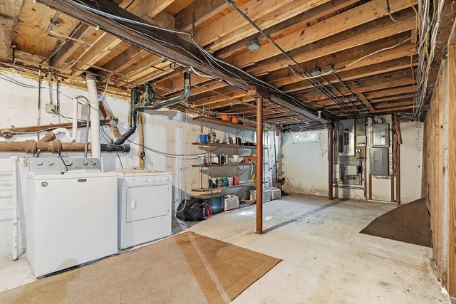 a view of storage and utility room