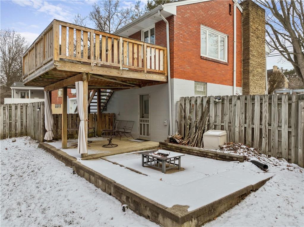 903 Wible Run Road Pittsburgh, PA 15209 - Photo 29 of 33 a view of a house with wooden walls