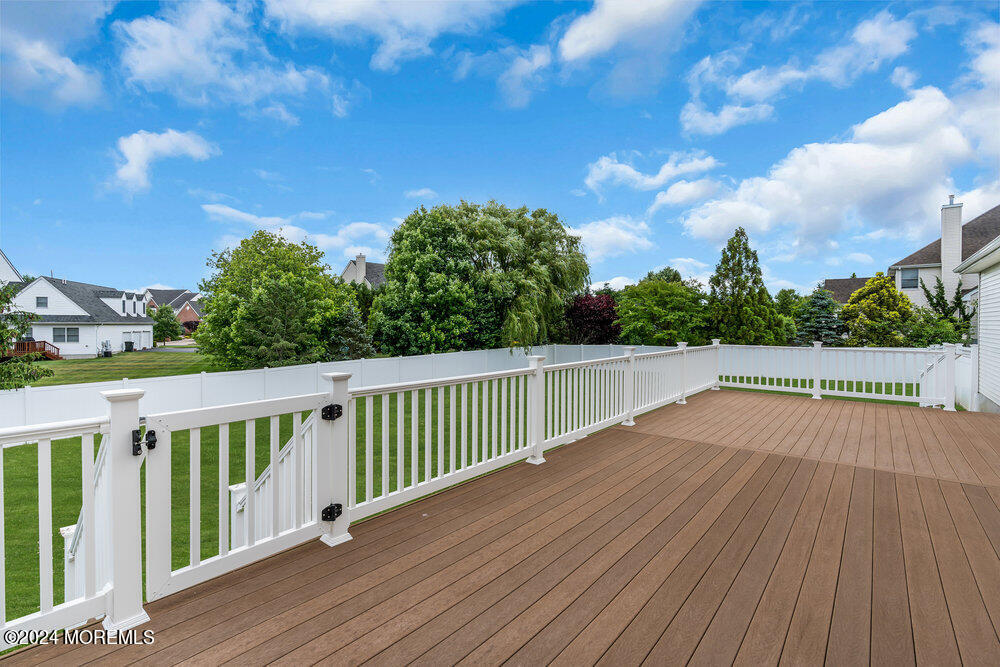 10 Hanging Rock Road Freehold, NJ 07728 - Photo 54 of 61 a view of deck with wooden floor and fence
