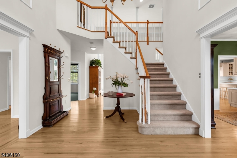 842 Madison Avenue Bridgewater, NJ 08807 - Photo 4 of 50 a view of entryway and hall with wooden floor