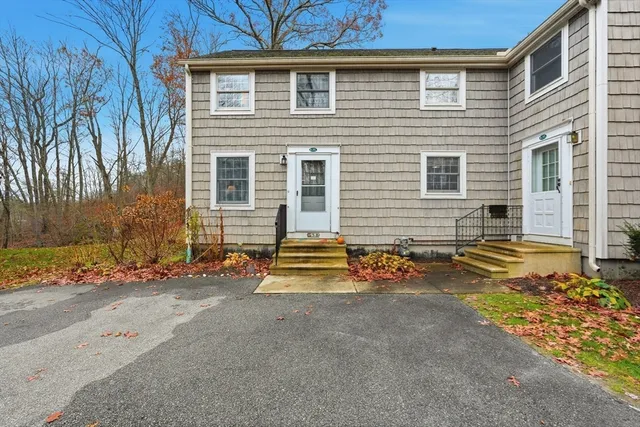 a view of a house with a patio